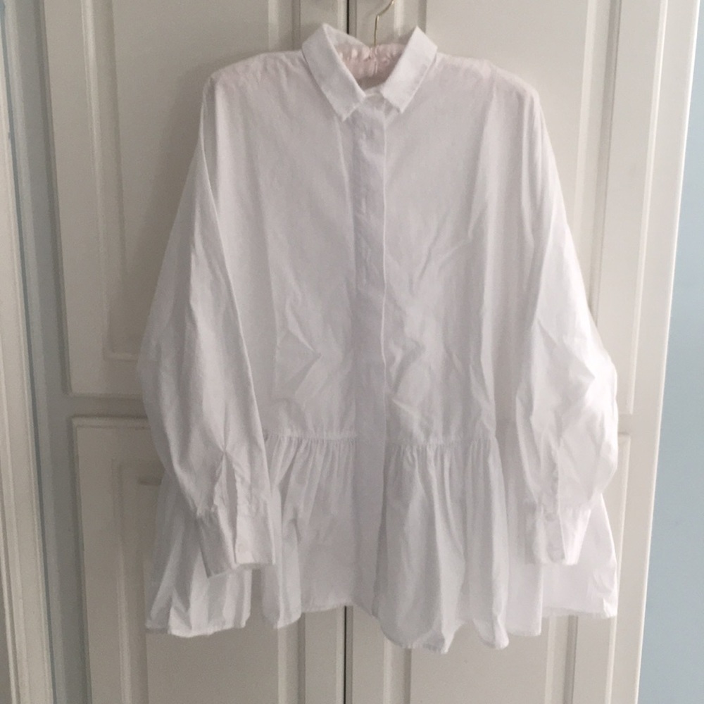 Zara peplum blouse